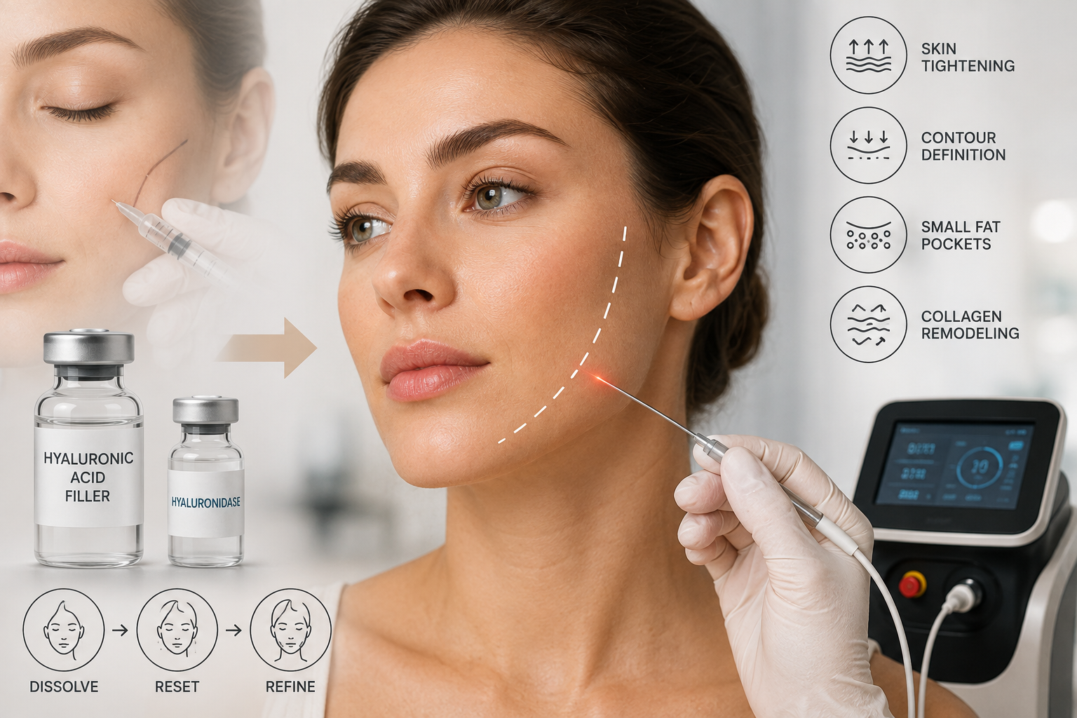 Endolift vs Filler After Dissolving Filler | Miami Guide