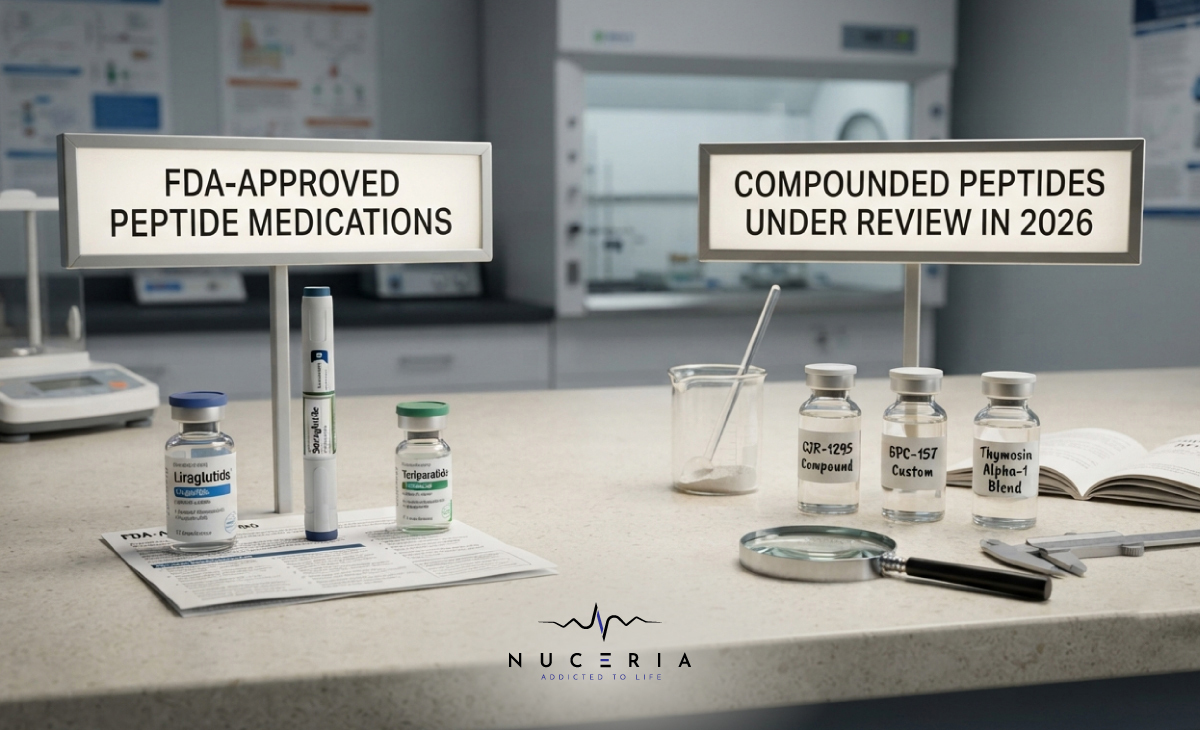 FDA-Approved Peptides vs. Compounded Peptides: 2026 Review